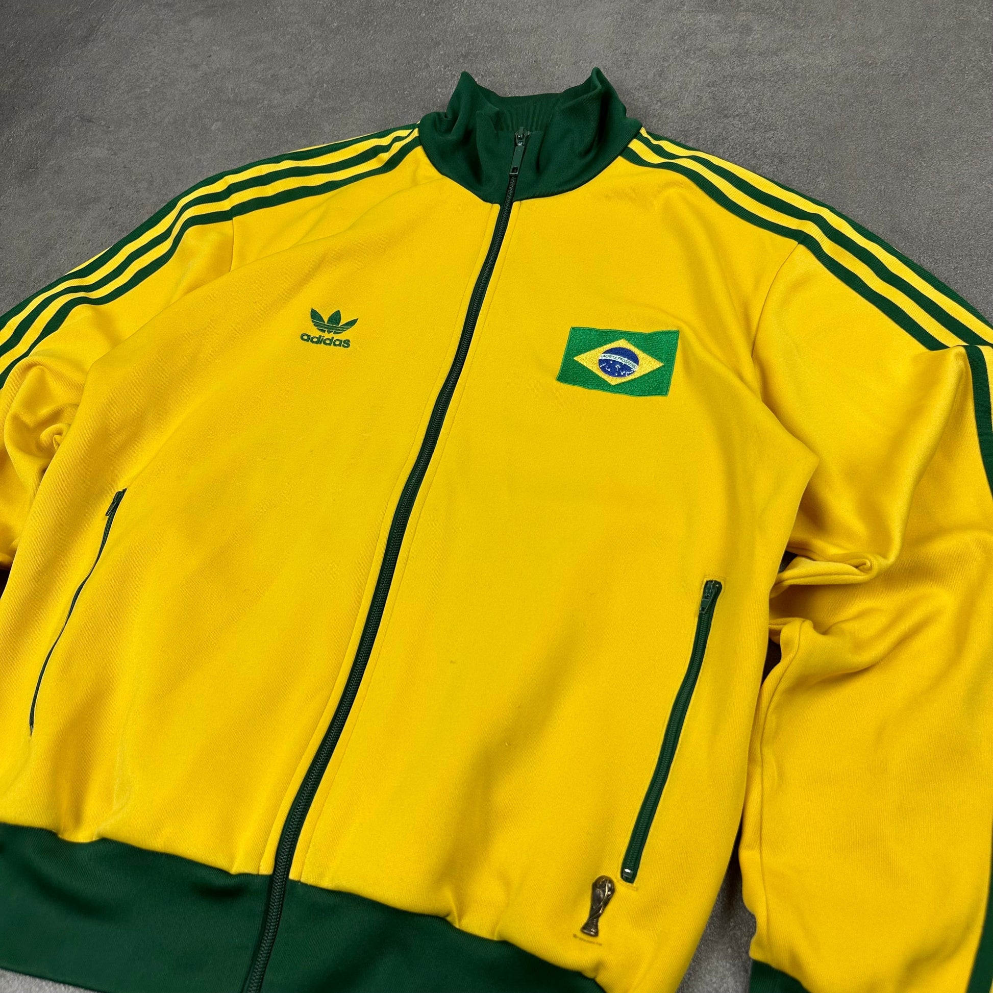 Vintage Adidas Brazil Jacke [L] Avenues Collective