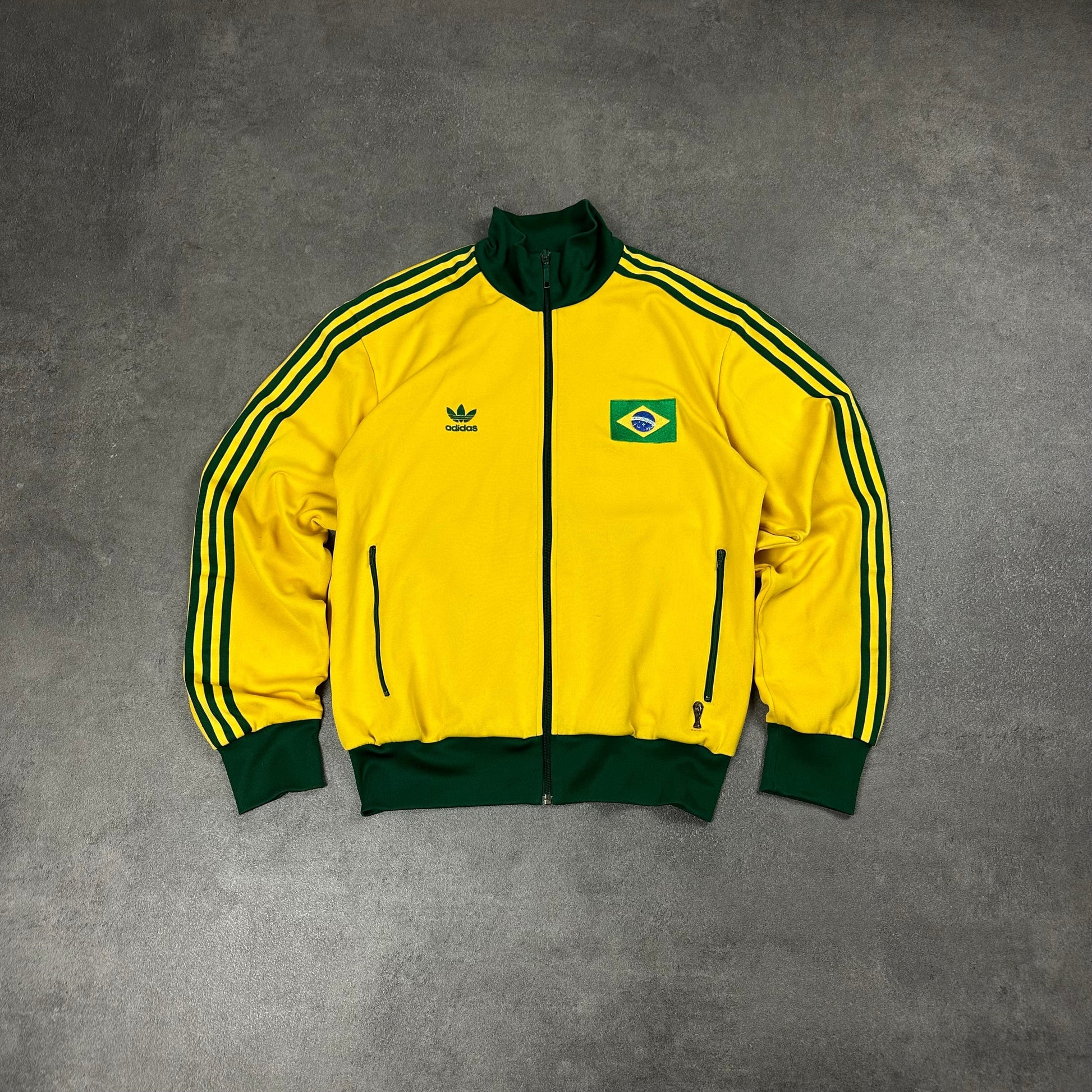 Vintage Adidas Brazil Jacke [L] Avenues Collective