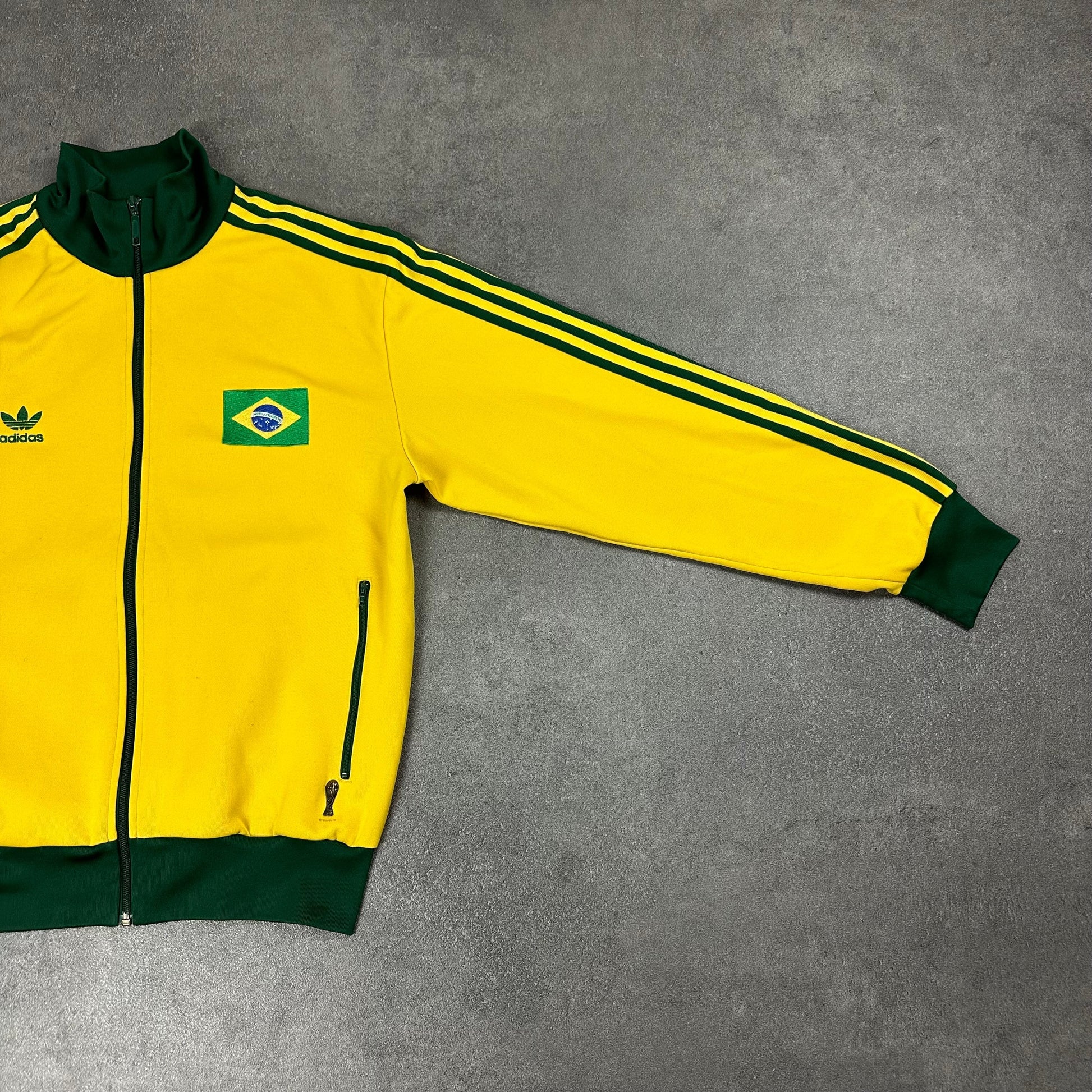 Vintage Adidas Brazil Jacke [L] Avenues Collective