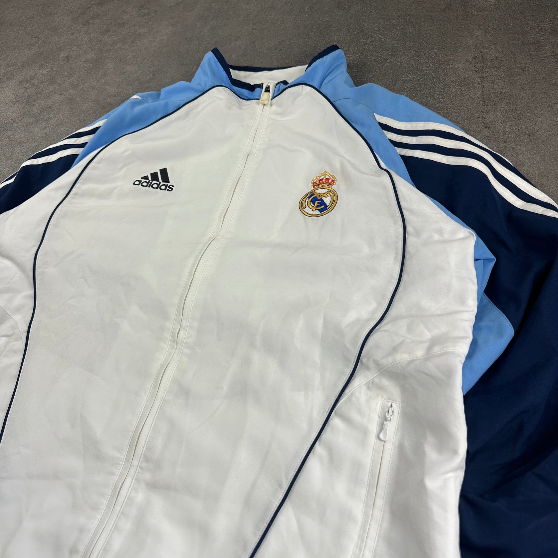 Vintage Adidas x Real Madrid Trainingsjacke [L] Adidas Avenues Collective