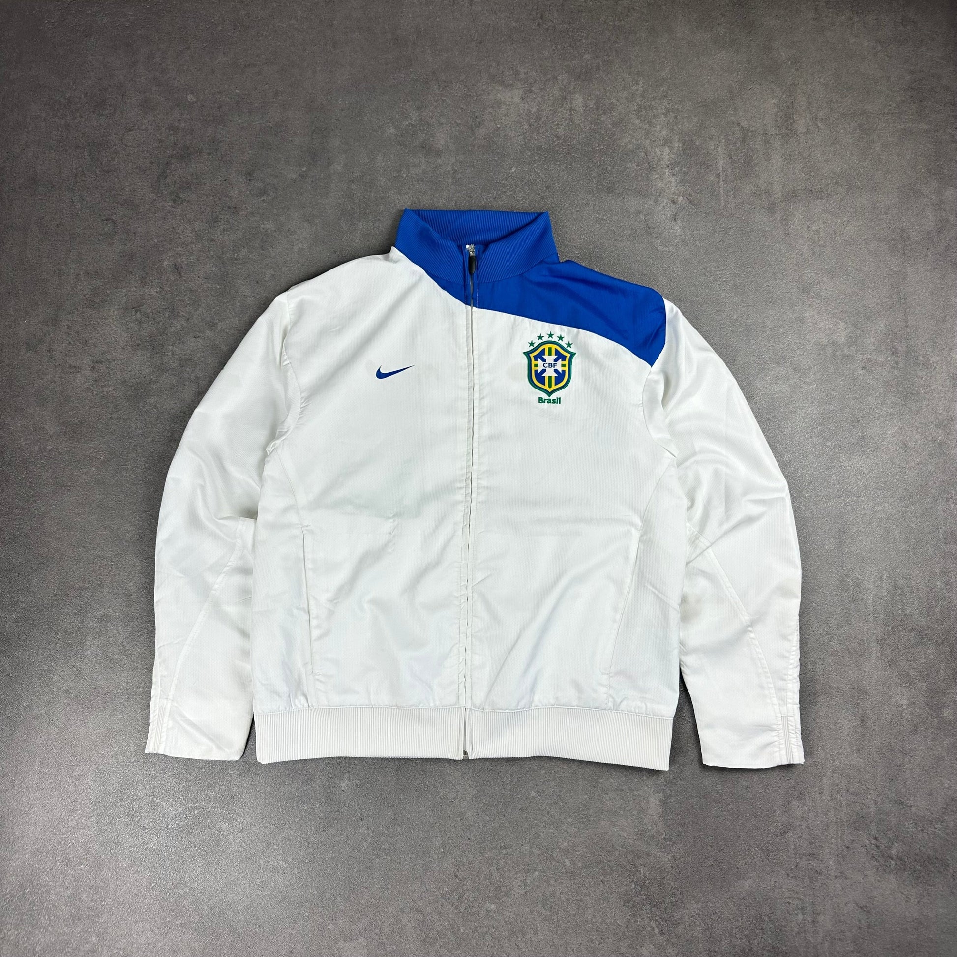 Vintage Nike x Brasilien 2008/10 Trainingsjacke [L] Nike Avenues Collective