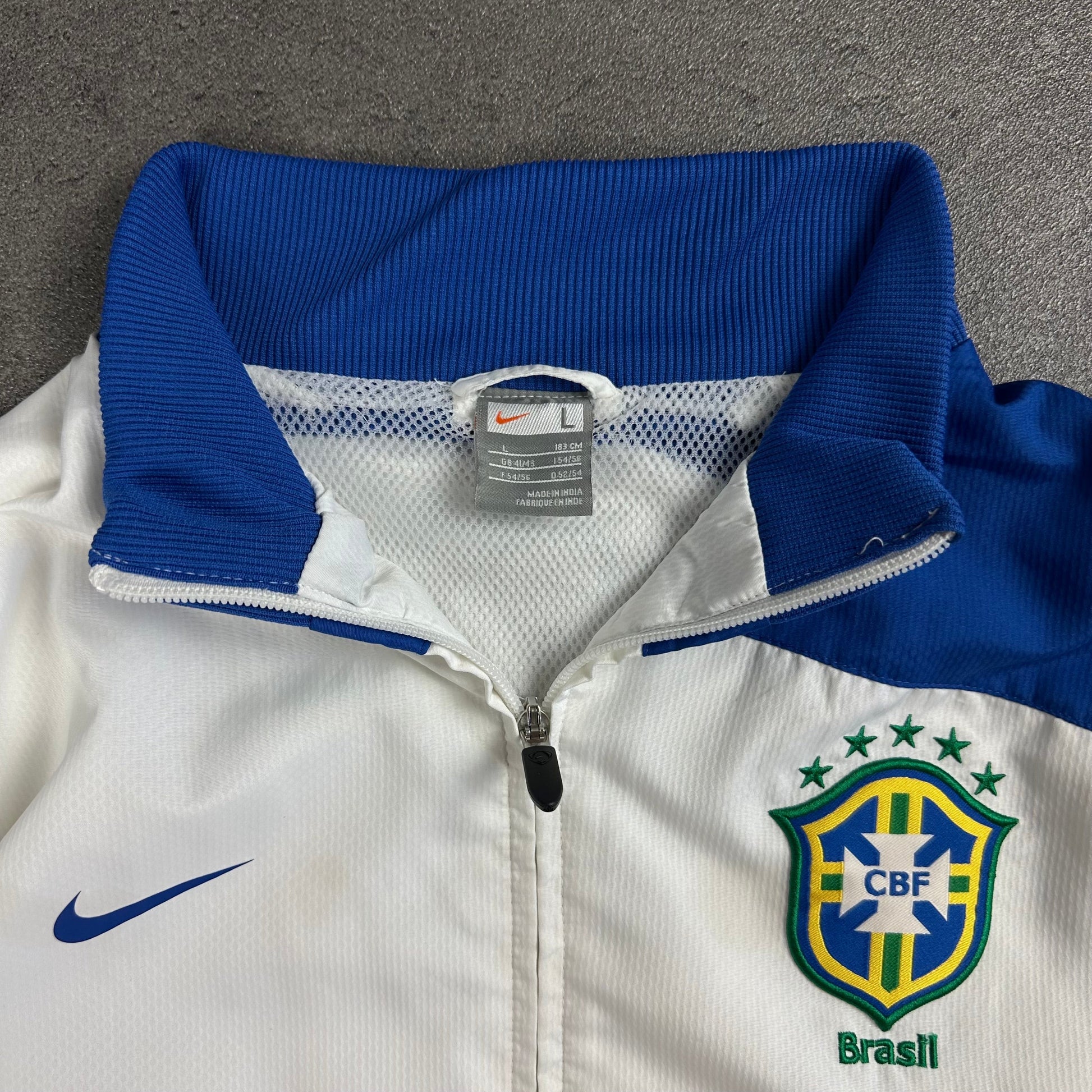Vintage Nike x Brasilien 2008/10 Trainingsjacke [L] Nike Avenues Collective